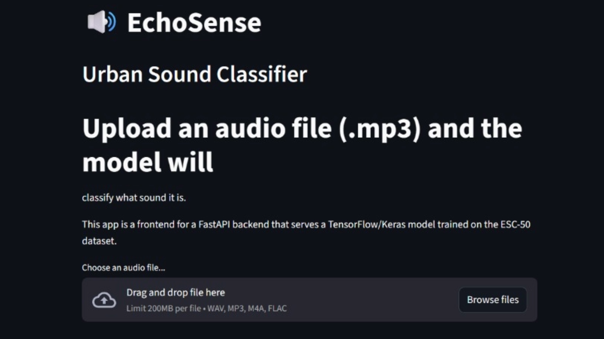EchoSense: Urban Sound Classifier